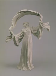 Danseuse avec une écharpe d