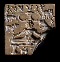 Sceau de Shiva Pashupati, Mohenjo-Daro, 2350-2000 av. J.-C.