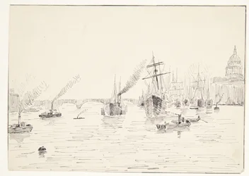 Vue sur la Seine (?)