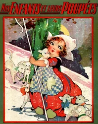 Une petite bergère, c.1920 (illustration)