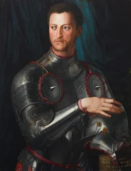 Cosimo I de Medici en armure
