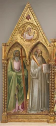 Saint André et Saint Benoît avec l