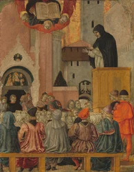 Un dominicain prêchant