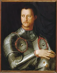 Grand-Duc Cosimo I Medici (peinture sur bois)