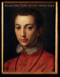 Portrait de François I de Médicis (1541-1587) Jeune garçon Peinture de Bronzino 16ème siècle