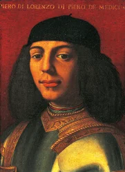 Portrait de Pierre de Médicis, également connu sous le nom de Pierre le Malchanceux