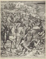Crucifixion du Christ (partie gauche)
