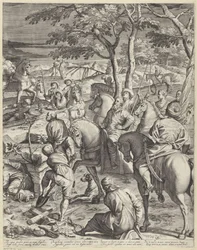 Crucifixion du Christ (partie droite)