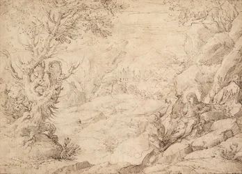 Paysage avec La Tentation du Christ