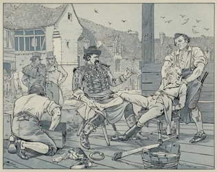Illustration pour La Dame de Gai-Fredon, écrite par Quatrelles