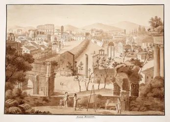 Forum Romanum, 1833