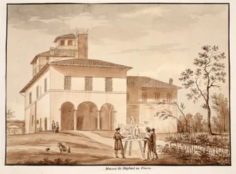La maison de Raphaël sur le Pincio, 1833