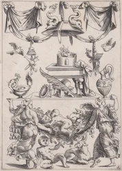 Panneau ornemental, vers 1514-36