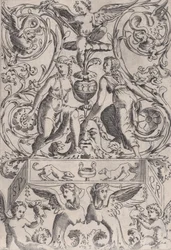 Panneau ornemental, vers 1514-36