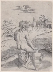 Femme Assise près d