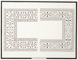 Spécimens des mosaïques, du tombeau de l