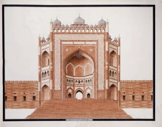 La porte de Futtypore, Sicri, c. 1815