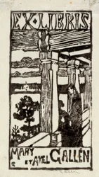 Ex-libris de Mary et Axel Gallén