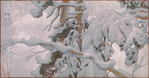 Hiver, étude pour les fresques du mausolée Jusélius