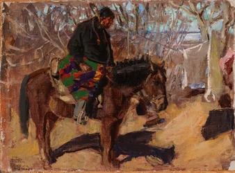 Amérindien à cheval