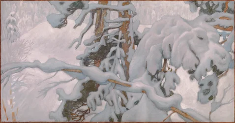 Hiver, étude pour les fresques du Mausolée de Juselius