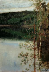 Vue sur un lac