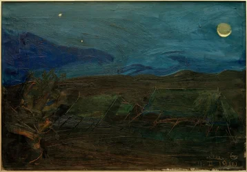 Tentes au clair de lune