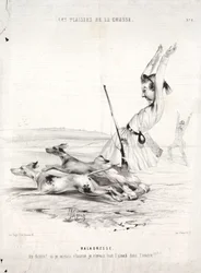 Les Plaisirs de la chasse : Maladresse