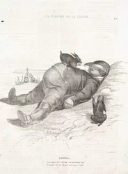 Les Plaisirs de la chasse : Sommeil