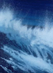 Grandes vagues déferlantes