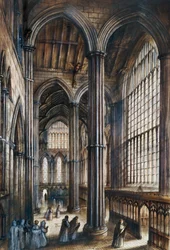 Abbaye de Fountains, 12e siècle, années 1960