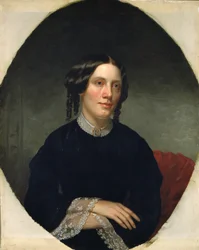 Portrait de Harriet Beecher Stowe 1811-1896, 1853