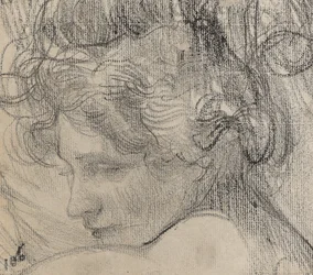 Tête de femme, c.1890