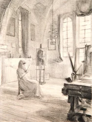 Atelier, La Boissière, 1909