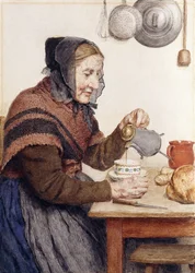 Grand-mère avec café, 1904