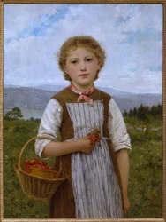 Jeune fille aux fraises