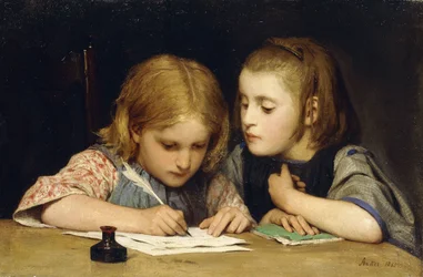 La Leçon, 1865