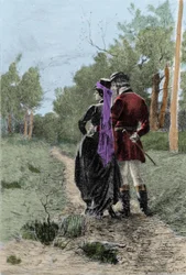 Illustration du roman « Madame Bovary » de Gustave Flaubert (1821-1880). Illustration d