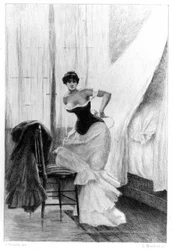 Madame Bovary de Gustave Flaubert, illustration d