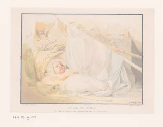 Bébé avec des attributs royaux