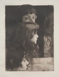 Étude de têtes, 1899