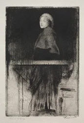 Femme avec une cape