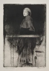 Femme avec une cape, 1889