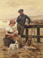 Un Pêcheur et sa Famille