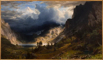 Une tempête dans les Rocheuses, le mont Rosalie