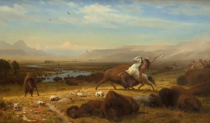 Le dernier des bisons, vers 1888