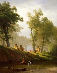 La rivière Wolf, Kansas, c.1859