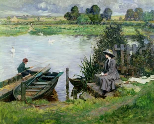 La Tamise à Benson, 1912