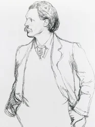 Portrait de George Gissing, romancier anglais
