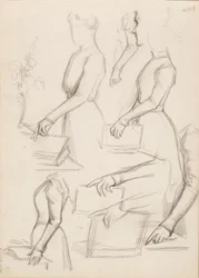 Camille Vallery-Radot, esquisse de portrait